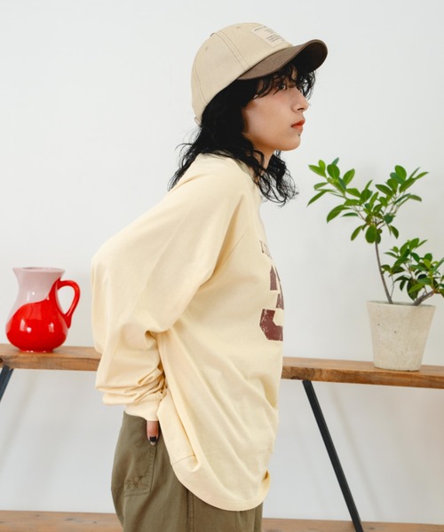 tシャツ 「eLur」36 ナンバリングロンT レディース セール】【eLur】36 ナンバリングロンT（Tシャツ/カットソー