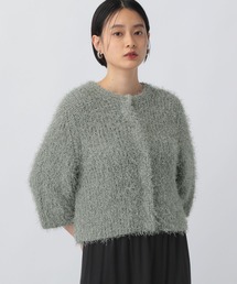 A part by | ラメフェザーカーディガン_半袖(カーディガン/ボレロ)