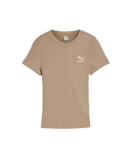 tシャツ PUMA/プーマ　ウィメンズ CLASSICS パイル Tシャツ レディース PUMA tシャツ プーマ ウィメンズ フォー ザ ファンベース