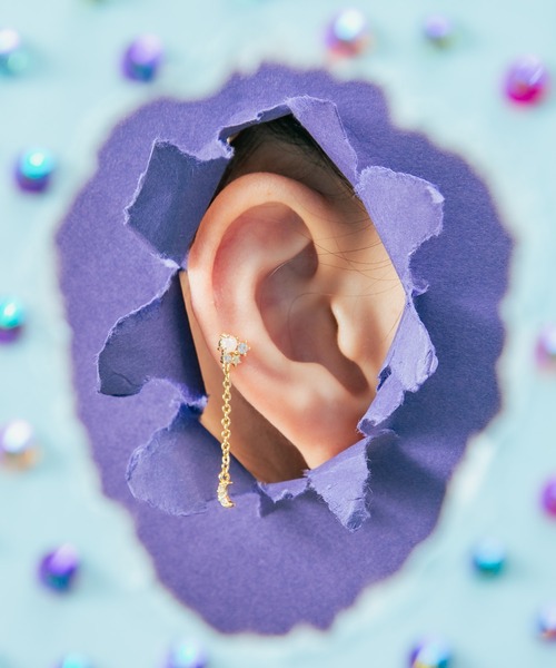 金属アレルギー対応】【Os】オズ スウィング 18G ボディピアス