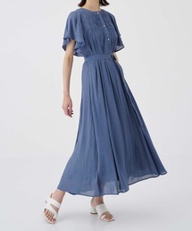 UNITED TOKYO | フレアスリーブリラックスドレス-ウォッシャブル-(ワンピース)