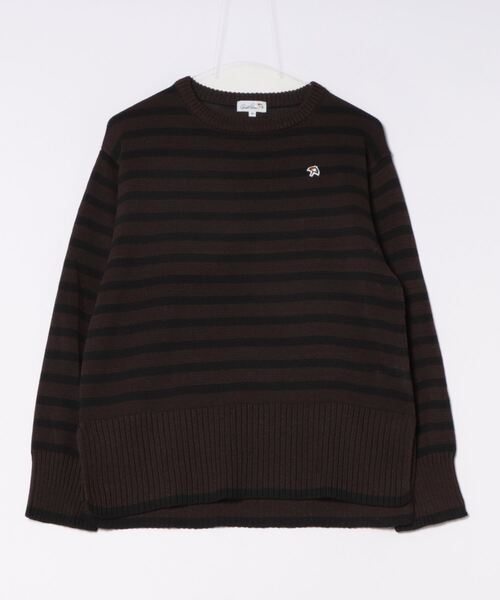 Arnold Palmer(アーノルドパーマー)の「ボーダーニット プルオーバー(ニット/セーター・レディース・アイボリー/ブラウン/ネイビー・L/M/S)」の19枚目の写真