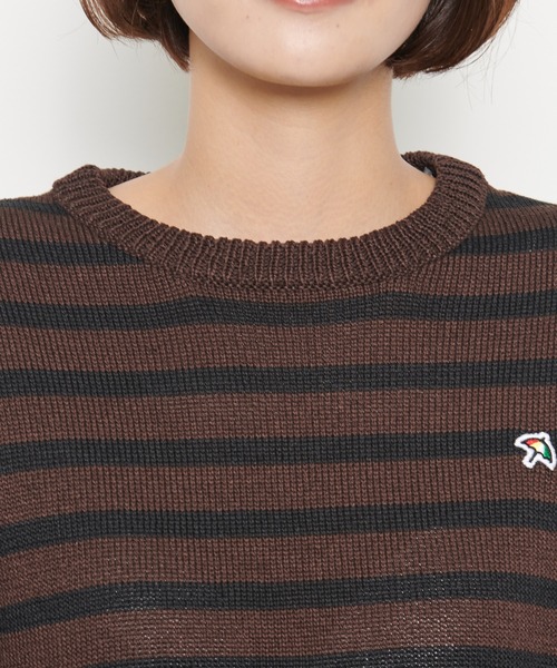 Arnold Palmer(アーノルドパーマー)の「ボーダーニット プルオーバー(ニット/セーター・レディース・アイボリー/ブラウン/ネイビー・L/M/S)」の16枚目の写真