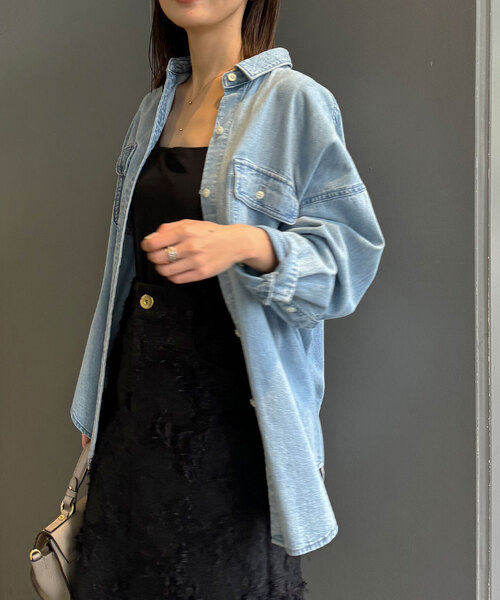 NEEDBY heritage(ニードバイヘリテージ)の「《追加》NEEDBY heritage/ニードバイ ヘリテージ NOBLE別注LUCY(シャツ/ブラウス・レディース・サックスブルー・FREE)」の8枚目の写真