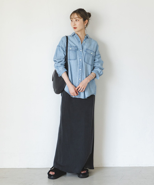 NEEDBY heritage(ニードバイヘリテージ)の「《追加》NEEDBY heritage/ニードバイ ヘリテージ NOBLE別注LUCY(シャツ/ブラウス・レディース・サックスブルー・FREE)」の11枚目の写真