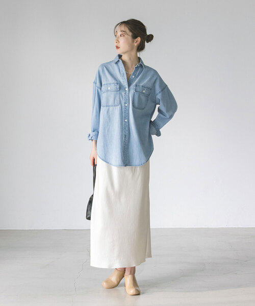 NEEDBY heritage(ニードバイヘリテージ)の「《追加》NEEDBY heritage/ニードバイ ヘリテージ NOBLE別注LUCY(シャツ/ブラウス・レディース・サックスブルー・FREE)」の19枚目の写真