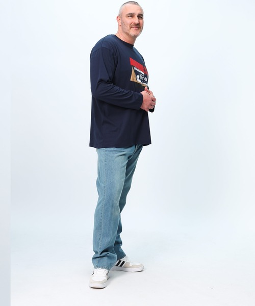 CONVERSE(コンバース)の「コンバース 長袖 Tシャツ ロンT(Tシャツ/カットソー・メンズ・ネイビー/ホワイト/グリーン/ブラック・3L/4L/5L)」の17枚目の写真