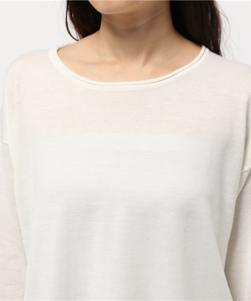 Denime（ドゥニーム）の「テンジクアミニット（ニット/セーター・レディース・ダークグレー/オフホワイト/ライトグレー/ネイビー/ワイン・FREE）」の10枚目の写真