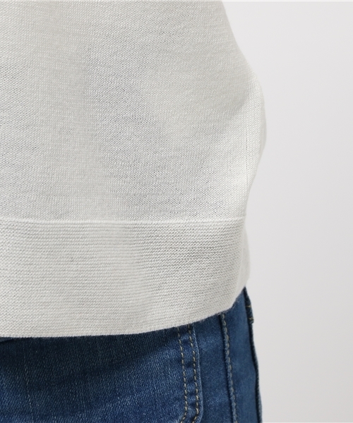 Denime（ドゥニーム）の「テンジクアミニット（ニット/セーター・レディース・ダークグレー/オフホワイト/ライトグレー/ネイビー/ワイン・FREE）」の8枚目の写真