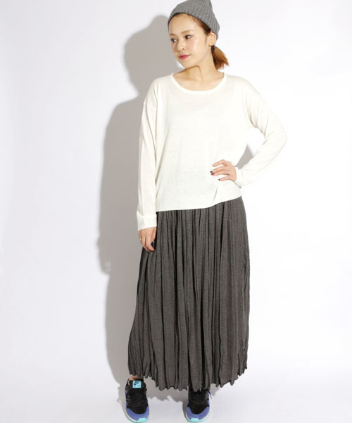 Denime（ドゥニーム）の「テンジクアミニット（ニット/セーター・レディース・ダークグレー/オフホワイト/ライトグレー/ネイビー/ワイン・FREE）」の12枚目の写真