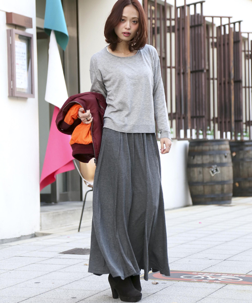 Denime（ドゥニーム）の「テンジクアミニット（ニット/セーター・レディース・ダークグレー/オフホワイト/ライトグレー/ネイビー/ワイン・FREE）」の7枚目の写真