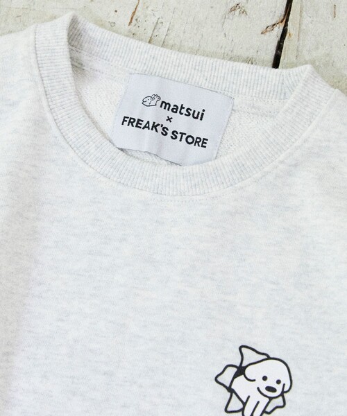 FREAK'S STORE（フリークスストア）の「matsui×FREAK'S STORE/マツイ×フリークスストア 別注「ミュージック」キッズ バックプリント スウェット（スウェット・キッズ・ブラック/グレー/ホワイト・LARGE/MEDIUM/SMALL）」の6枚目の写真