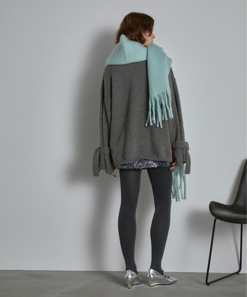 セール】ボリュームフリンジロングマフラー（マフラー）｜THE