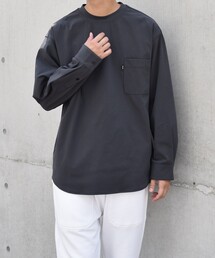 SHIPS any | SHIPS any: SORONA(R) ストレッチ ジャージー ポケット Tシャツ (ロンT)◇(Tシャツ/カットソー)