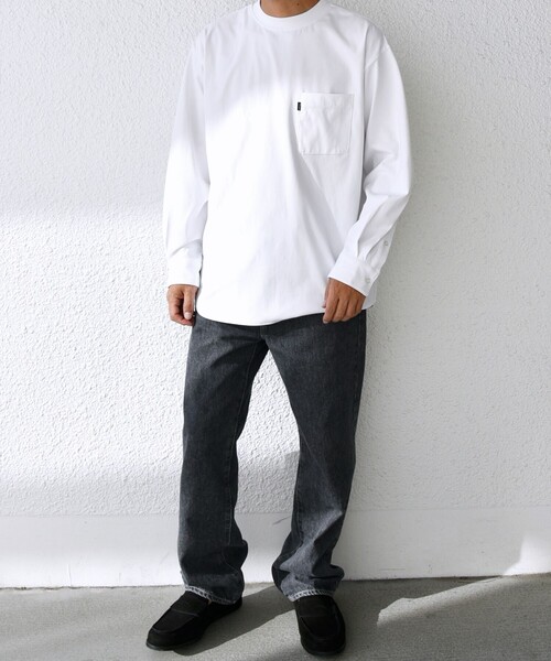 SHIPS any: SORONA(R) ストレッチ ジャージー ポケット Tシャツ (ロンT)◇ SHIPS any: SORONA(R) ストレッチ ジャージー ポケット Tシャツ