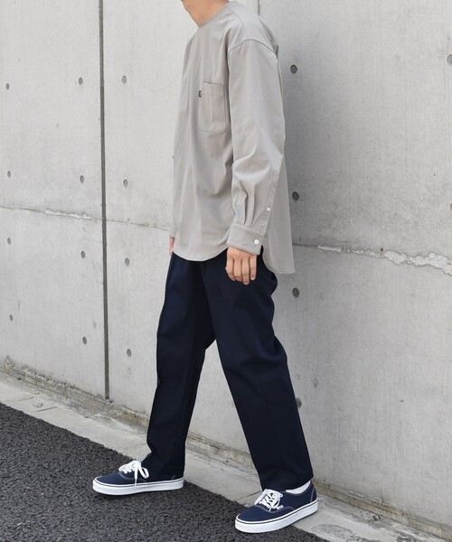 SHIPS any（シップス エニィ）の「SHIPS any: SORONA(R) ストレッチ ジャージー ポケット Tシャツ (ロンT)◇（Tシャツ/カットソー・メンズ・ベージュ/ダークグレー/ブラック/ホワイト・X-LARGE/LARGE/MEDIUM/SMALL）」の22枚目の写真