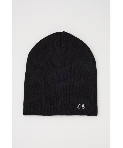 LAGUA GEM（ラグアジェム）の「METAL MOTIF ビーニー（ニットキャップ/ビーニー・レディース・ブラック/カーキ/杢グレー・FREE）」の2枚目の写真