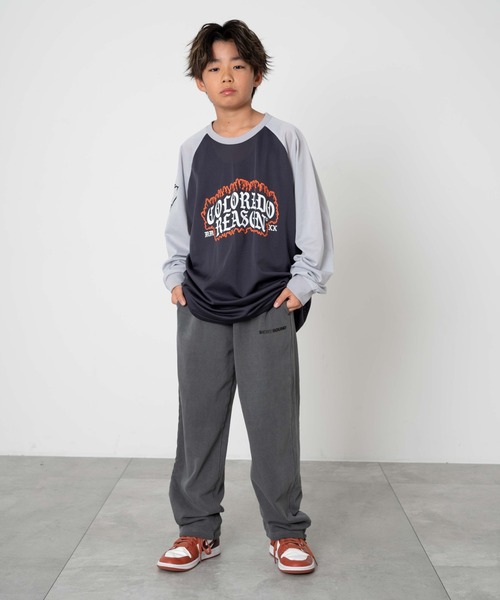 SHORT ROUND（ショートラウンド）の「SHORT ROUND/ロゴスウェットパンツ(JUNIOR)（スウェットパンツ・キッズ・スミクロ・150/130）」の10枚目の写真