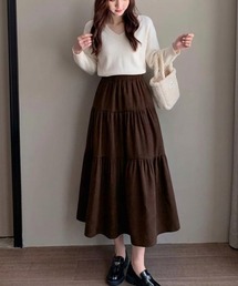 クラシカルティアードスカート