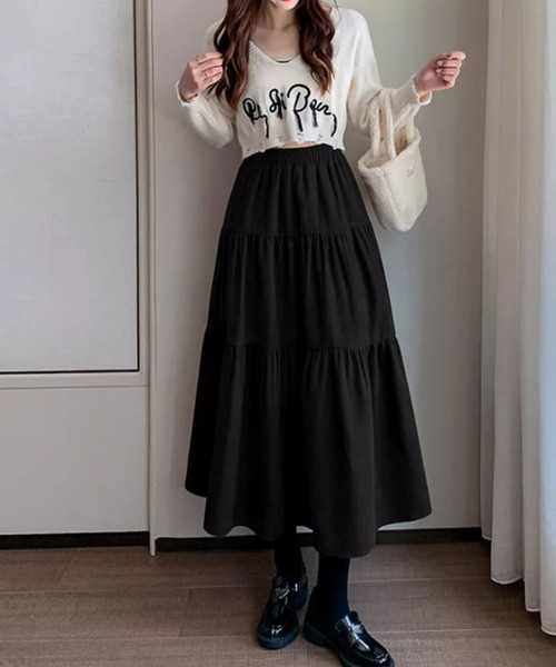 VIPセール!★TODS★ムーリネニットのスカート クラシカルティアードスカート(スカート)|dream in the