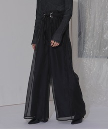 Ezick | Code Designシアーレイヤードワイドパンツ(その他パンツ)