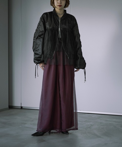 Code Designシアーレイヤードワイドパンツ（その他パンツ）｜Ezick