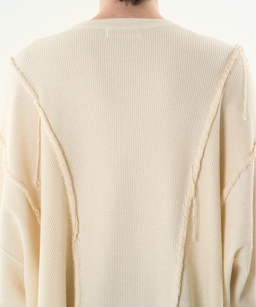 DISCOVERED（ディスカバード）の「DISCOVERED LOOPING WAFFLE CUTSEWN（Tシャツ/カットソー・メンズ・ブラック/ナチュラル・1/3）」の19枚目の写真