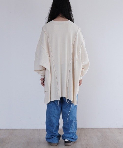 DISCOVERED（ディスカバード）の「DISCOVERED LOOPING WAFFLE CUTSEWN（Tシャツ/カットソー・メンズ・ブラック/ナチュラル・1/3）」の5枚目の写真