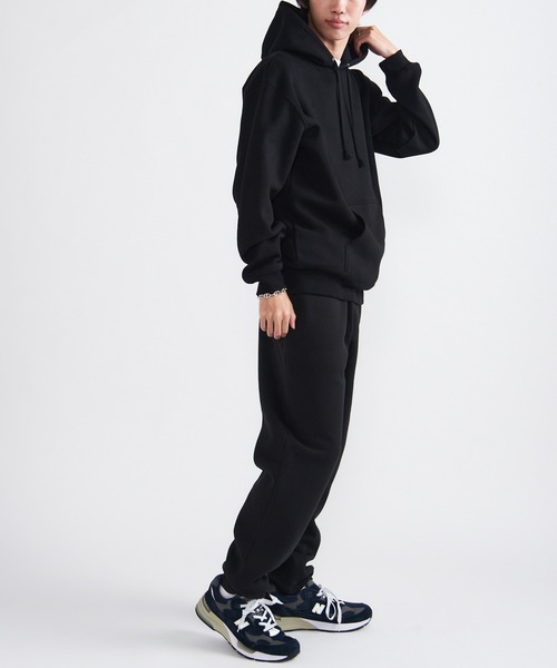 10/28TIMESALE❗️美品❗️ujoh ZIPスウェット黒　unisex セール】【United Athle】10.0オンス T/C プルオーバーパーカー