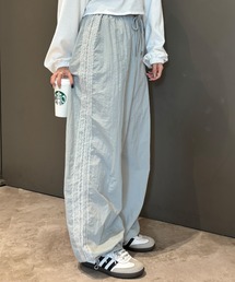 【ZOZOTOWN限定】サイドレースパラシュートパンツ / サイドラインパンツ ナイロンパンツ カーゴパンツ レースパンツ