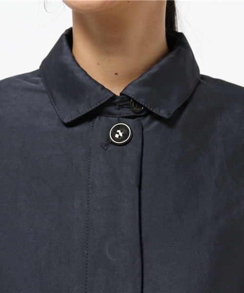 LBC（エルビーシー）の「ダブルクロスステンカラーコート    （ブルゾン・レディース・ネイビー/ライトブラウン・LARGE/MEDIUM）」の8枚目の写真