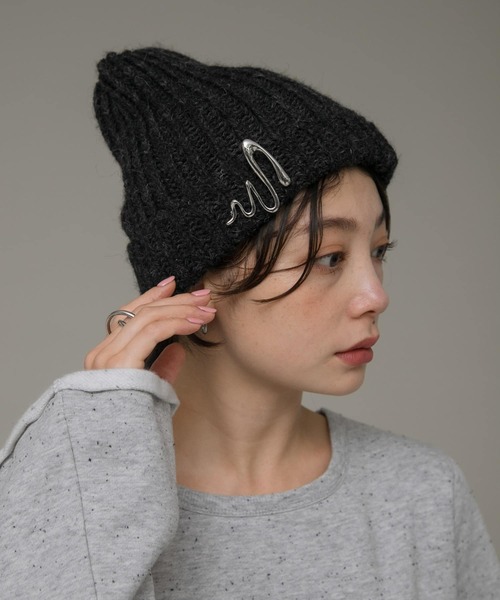 URBAN RESEARCH Sonny Label（アーバンリサーチサニーレーベル）の「ウェーブブローチ（ブローチ/コサージュ・レディース・シルバー/ゴールド・ONE）」の4枚目の写真