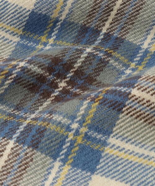 SHOO・LA・RUE(シューラルー)の「◆やっぱりこれが使える 柄アソートチェックストール(ストール/ショール・レディース・アイボリー系1/ブラック系1/グリーン系その他3/ベージュ系その他4/ワイン系3/ブルー系6・00)」の8枚目の写真