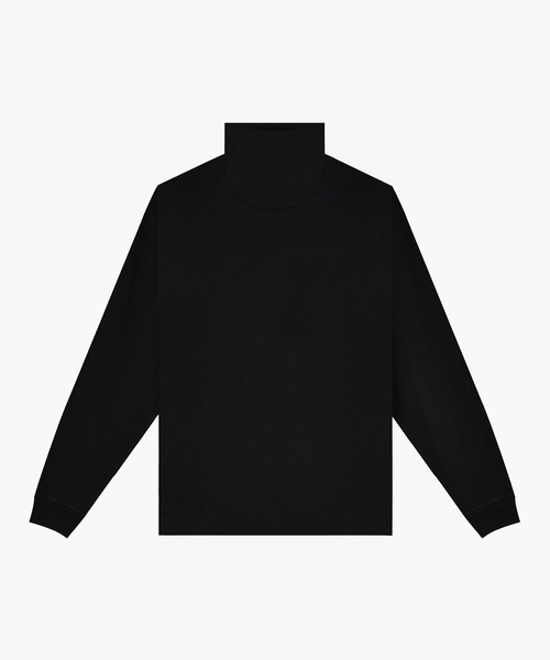 LAD MUSICIAN（ラッドミュージシャン）の「LONG SLEEVE HIGH NECK BIG T-SHIRT（Tシャツ/カットソー・メンズ・ブラック/ホワイト・42/44/46）」の2枚目の写真
