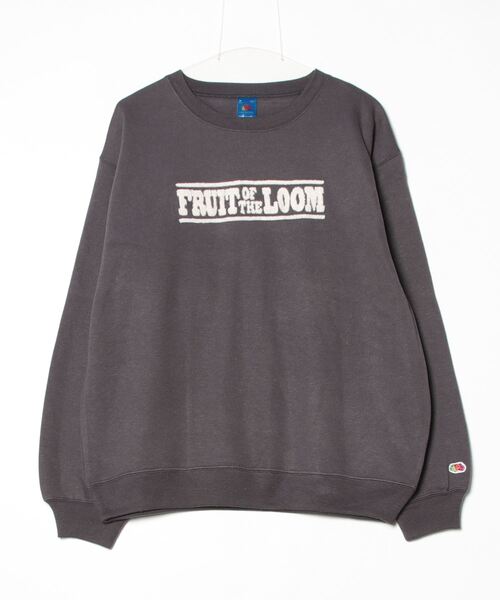 FRUIT OF THE LOOM(フルーツオブザルーム)の「【FRUIT OF THE LOOM/フルーツオブザルーム】FTL×PEANUTSワッペン甘編み裏毛スエット(スウェット・メンズ・グリーン/マスタード/ブラック・L/M)」の2枚目の写真