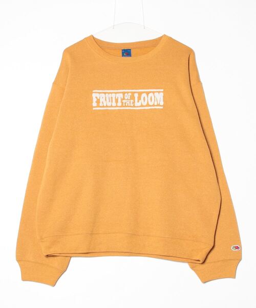 FRUIT OF THE LOOM(フルーツオブザルーム)の「【FRUIT OF THE LOOM/フルーツオブザルーム】FTL×PEANUTSワッペン甘編み裏毛スエット(スウェット・メンズ・グリーン/マスタード/ブラック・L/M)」の6枚目の写真