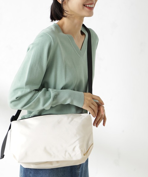 FOUND GOOD（ファウンドグッド）の「シンプルショルダー（ショルダーバッグ・レディース・オレンジ系5/ブルー系5/ブラウン系5/ホワイト系5/パープル系5/ブラック・FREE）」の7枚目の写真