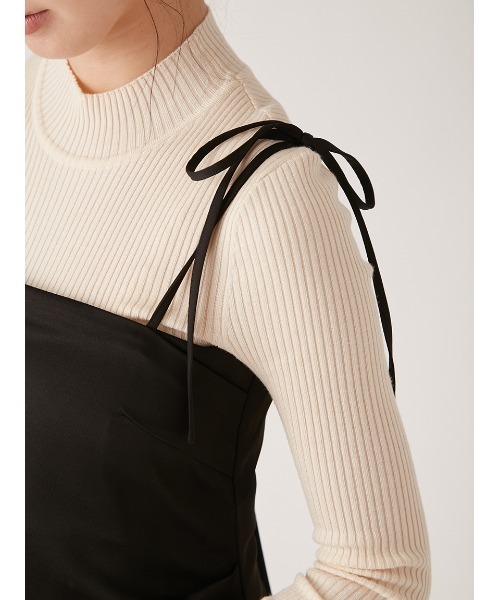 【セール】サテンリボンキャミワンピース（ワンピース）｜LILY BROWN（リリーブラウン）