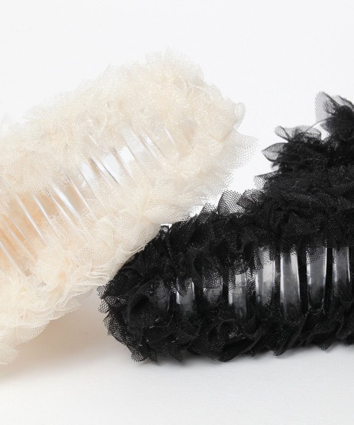 niko and...（ニコアンド）の「デザインバンスクリップ（バレッタ/ヘアクリップ・レディース・ブラック/ホワイト・0）」の5枚目の写真