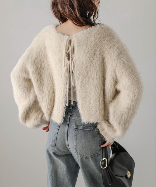 セール】2wayリボンニットカーディガン（ニット/セーター）｜AMELY