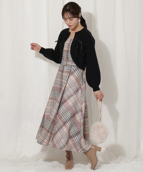 WILLSELECTION(ウィルセレクション)の「ランダムリボンボレロ(カーディガン/ボレロ・レディース・オフホワイト/ピンク/ダークブラウン/ブラック・FREE)」の20枚目の写真