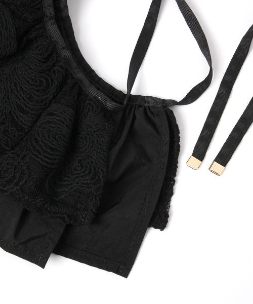 BAYFLOW（ベイフロー）の「[プラスワンで上級者コーデに]エンブロイダリーつけ衿（付け襟・レディース・ブラック/アイボリー・FREE）」の9枚目の写真