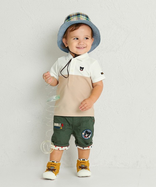 DOUBLE_B(ダブルビー)の「チェック柄ハット(ハット・キッズ・ネイビー・SS(46-48cm)/S(48-50cm)/M(50-52cm)/L(52-54cm)/LL(54-56cm))」の4枚目の写真