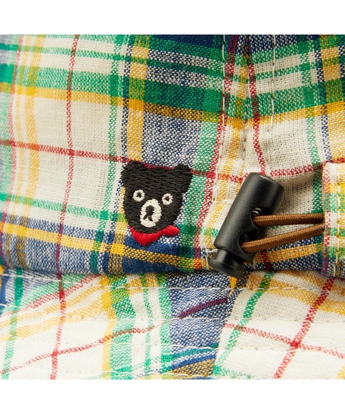 DOUBLE_B(ダブルビー)の「チェック柄ハット(ハット・キッズ・ネイビー・SS(46-48cm)/S(48-50cm)/M(50-52cm)/L(52-54cm)/LL(54-56cm))」の7枚目の写真