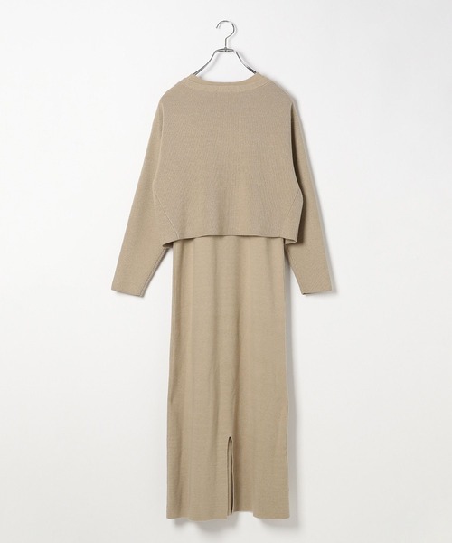 BAYFLOW（ベイフロー）の「２Pセットニットワンピース（ワンピース・レディース・エンジ/モカ/チャコールグレー・FREE）」の21枚目の写真