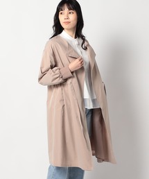 Grand PARK（グランドパーク）の「ウエスト絞り ノーカラーコート（ノーカラーコート）」