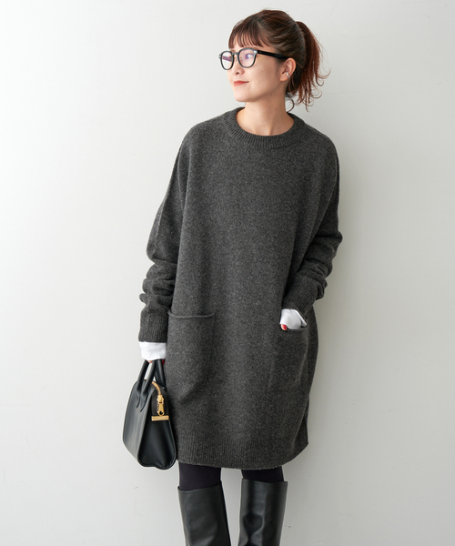 Spick & Span（スピックアンドスパン）の「《追加》クルーネック