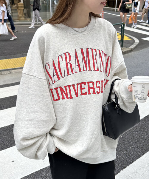 GALLERIE スウェット ハートクロップド スウェット トップス | Lazy Styles（レイジー