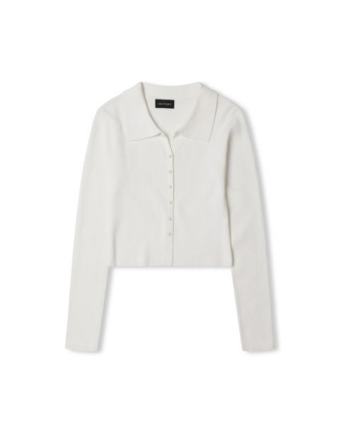 【セール】Slim Fit V Neck Collar Knit Cardigan（カーディガン/ボレロ）｜LEATHERY（レザリー）