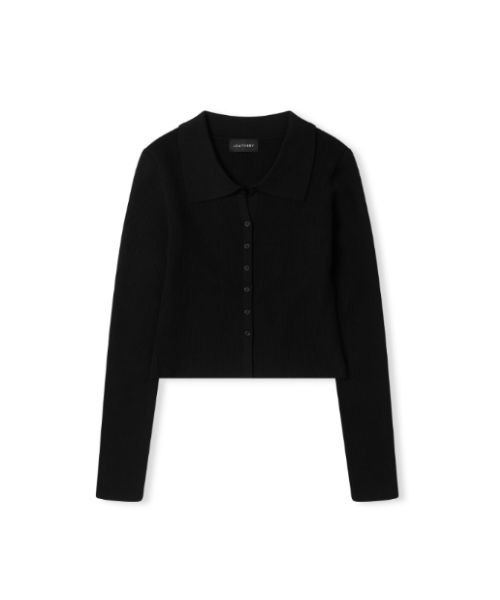 【セール】Slim Fit V Neck Collar Knit Cardigan（カーディガン/ボレロ）｜LEATHERY（レザリー）